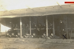 147-Beckenham-Rifle-Club-Built-1914-desroyed-when-Bomb-fell-on-Christchurch-1942.-Mr-H.R-Austin-of-Beckenham-Baths-on-end